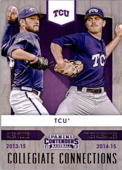 2015 Panini Contenders - Collegiate Connections #17 Alex Young / Tyler Alexander Front