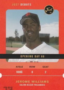 2000 Just - Debuts #JD09 Jerome Williams  Front