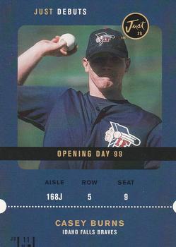 2000 Just - Debuts #JD11 Casey Burns  Front