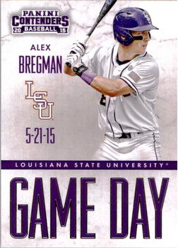 2015 Panini Contenders - Game Day Tickets #2 Alex Bregman Front
