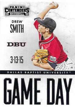 2015 Panini Contenders - Game Day Tickets #18 Drew Smith Front