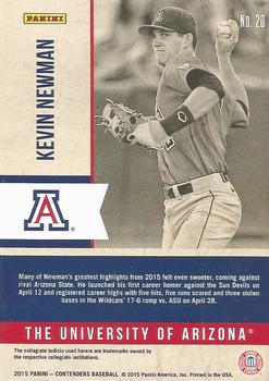 2015 Panini Contenders - Old School Colors #20 Kevin Newman Back
