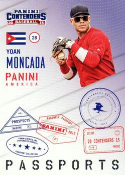 2015 Panini Contenders - Passports #1 Yoan Moncada Front