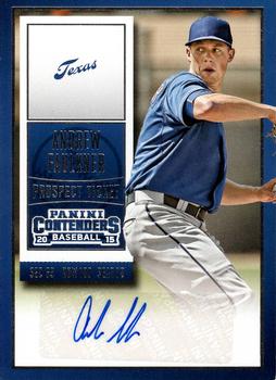 2015 Panini Contenders - Prospect Ticket Autographs #12 Andrew Faulkner Front