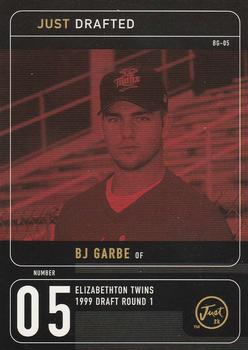 2000 Just - Drafted #BG5 B.J. Garbe  Front
