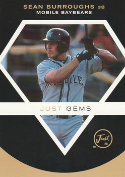 2000 Just - Gems Justifiable #JG3 Sean Burroughs  Front