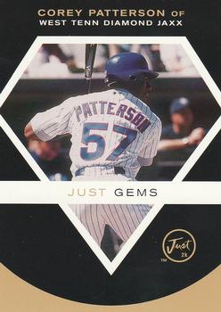 2000 Just - Gems Justifiable #JG8 Corey Patterson  Front