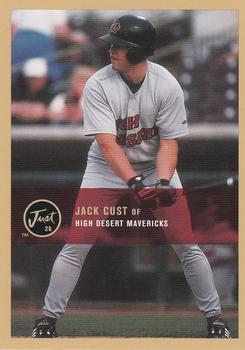 2000 Just - Gold #126 Jack Cust  Front