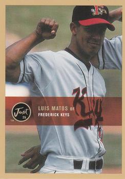 2000 Just - Gold #157 Luis Matos  Front
