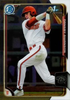 2015 Bowman Draft - Chrome #1 Dansby Swanson Front