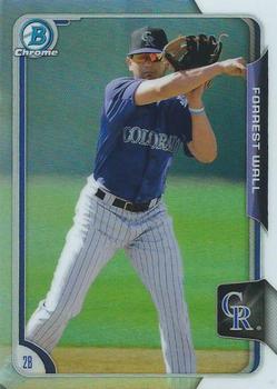 2015 Bowman Draft - Chrome #73 Forrest Wall Front