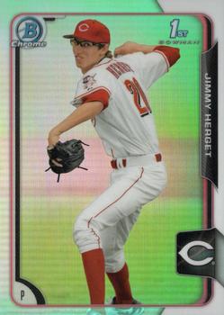 2015 Bowman Draft - Chrome Refractors #30 Jimmy Herget Front
