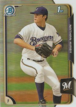 2015 Bowman Draft - Chrome Refractors #145 Nathan Kirby Front