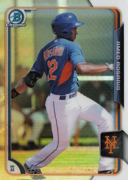 2015 Bowman Draft - Chrome Refractors #163 Amed Rosario Front