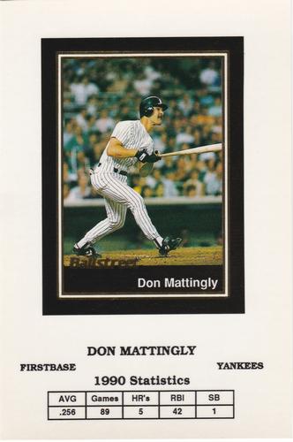 1991 Ballstreet - Oversized #5 Don Mattingly Front
