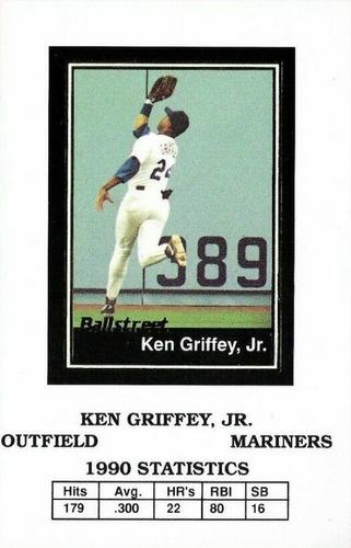 1991 Ballstreet - Oversized #60 Ken Griffey Jr. Front