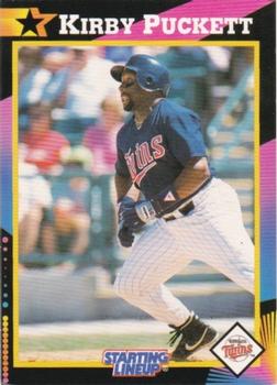 1992 Kenner Starting Lineup Cards Extended Series #50018300 Kirby Puckett Front