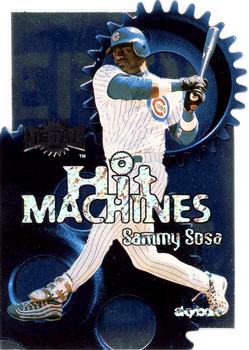 2000 Metal - Hit Machines #8 H Sammy Sosa  Front