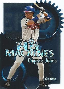 2000 Metal - Hit Machines #10 H Chipper Jones  Front