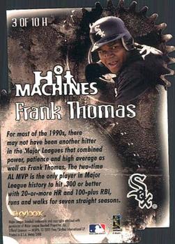 2000 Metal - Hit Machines #3 H Frank Thomas  Back