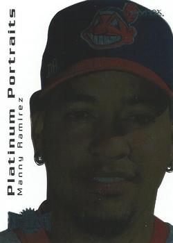 2000 Metal - Platinum Portraits #3 PP Manny Ramirez Front