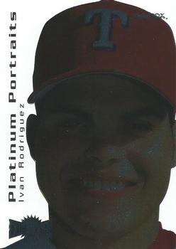 2000 Metal - Platinum Portraits #4 PP Ivan Rodriguez Front