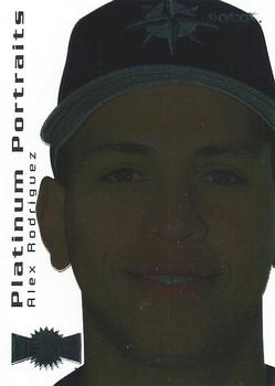 2000 Metal - Platinum Portraits #6 PP Alex Rodriguez Front