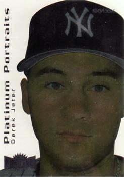 2000 Metal - Platinum Portraits #7 PP Derek Jeter Front