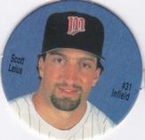 1995 Coca-Cola Minnesota Twins Pogs SGA #NNO Scott Leius Front