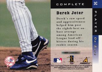 1998 Score - Complete Players #3C Derek Jeter Back