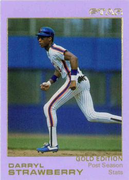 1988-89 Star Gold #44 Darryl Strawberry Front