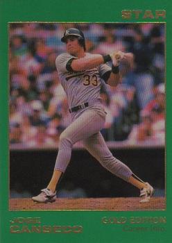 1988-89 Star Gold #100 Jose Canseco Front
