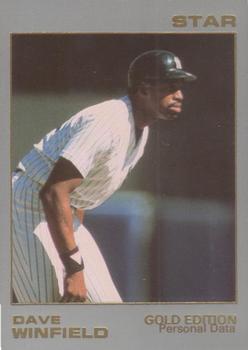 1988-89 Star Gold #139 Dave Winfield Front