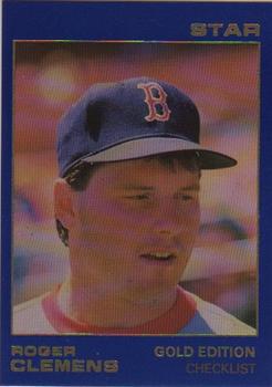 1988-89 Star Gold #151 Roger Clemens Front