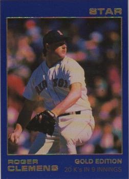 1988-89 Star Gold #158 Roger Clemens Front