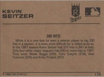 1988-89 Star Gold #174 Kevin Seitzer Back