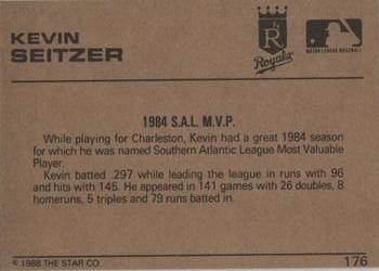 1988-89 Star Gold #176 Kevin Seitzer Back