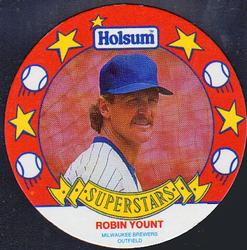 1990 Holsum Discs #7 Robin Yount Front