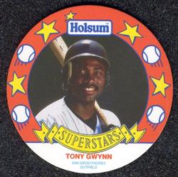 1990 Holsum Discs #18 Tony Gwynn Front