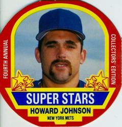 1990 MSA Super Stars Discs #2 Howard Johnson Front