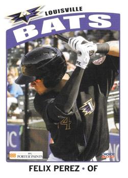 2012 Choice Louisville Bats #16 Felix Perez Front