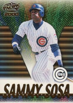 2000 Pacific - Command Performers #5 Sammy Sosa  Front
