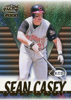 2000 Pacific - Command Performers #6 Sean Casey  Front