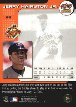 2000 Pacific - Copper #54 Jerry Hairston Jr.  Back