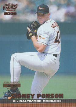 2000 Pacific - Copper #59 Sidney Ponson  Front