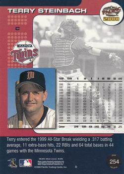 2000 Pacific - Copper #254 Terry Steinbach  Back