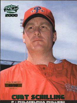 2000 Pacific - Emerald Green #332a Curt Schilling Front