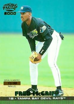 2000 Pacific - Emerald Green #415 Fred McGriff  Front