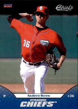 2010 Choice Syracuse Chiefs #11 Andrew Kown Front
