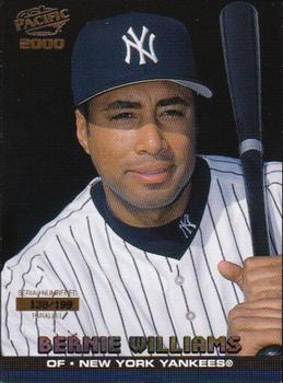 2000 Pacific - Gold #304 Bernie Williams Front